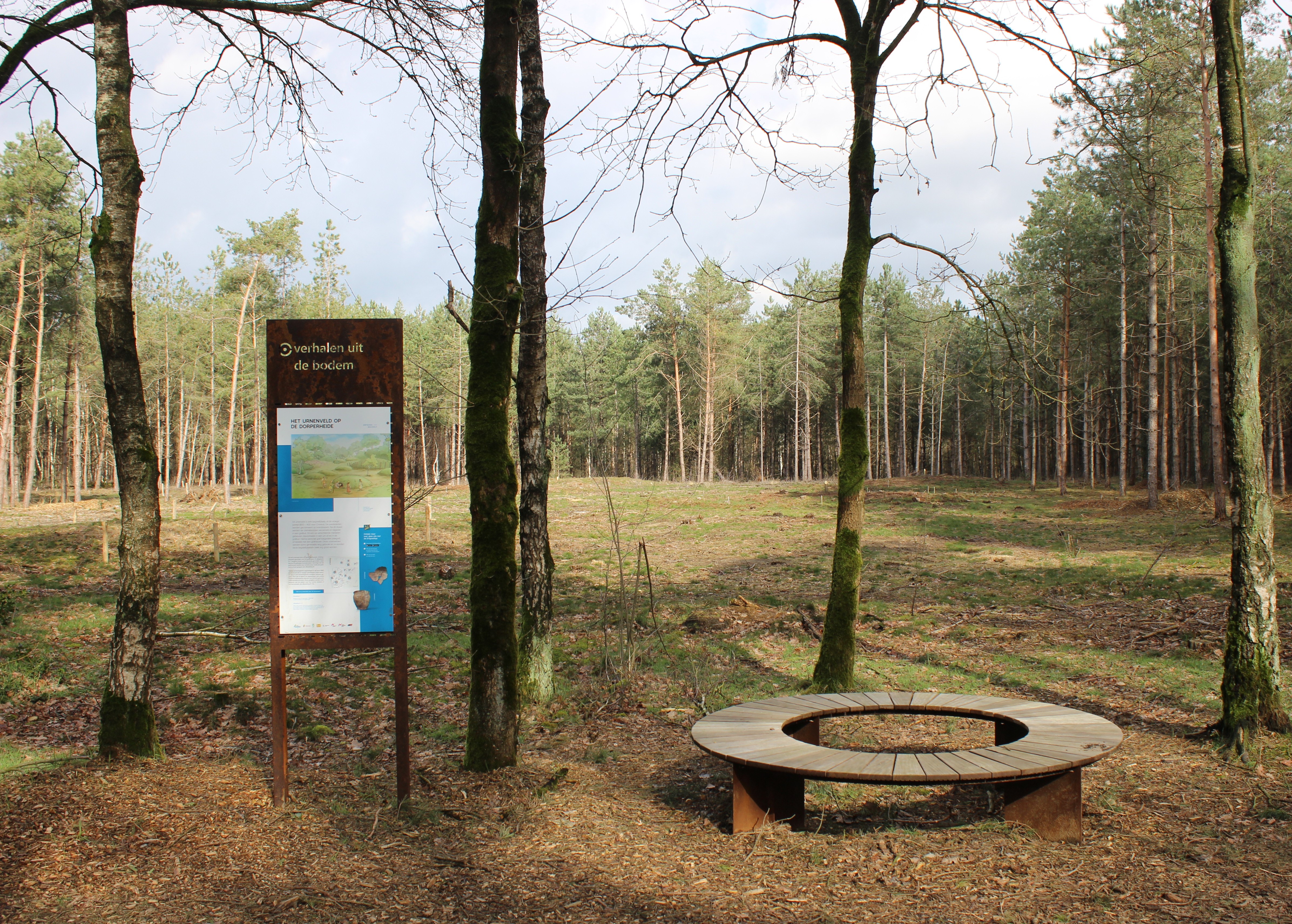 Infopaneel Urnenveld Dorperheide, Kaulille